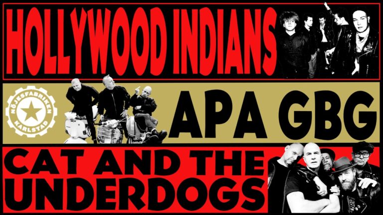 Hollywood Indians + APA GBG + Cat And The Underdogs