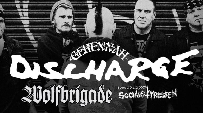 Discharge + Wolfbrigade + Gehennah + Socialstyrelsen