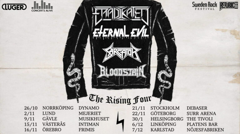 The Rising Four – Eradikated + Eternal Evil + Sarcator + Bloodstain