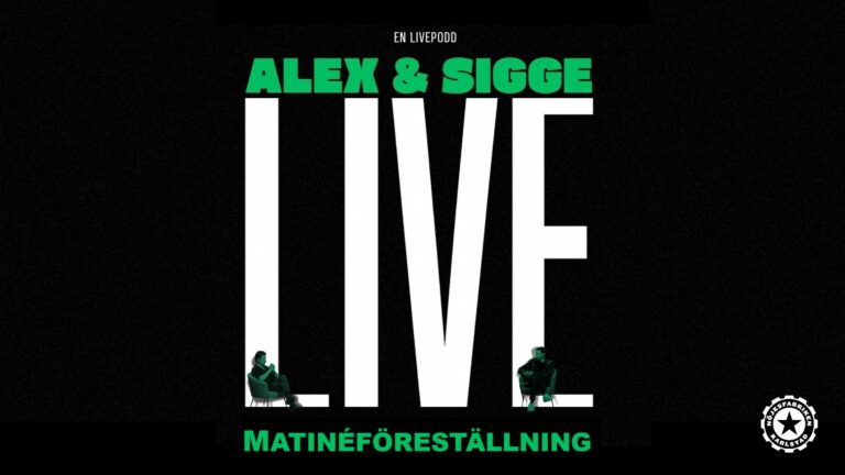 Matinéföreställning – Alex & Sigge Live 2026
