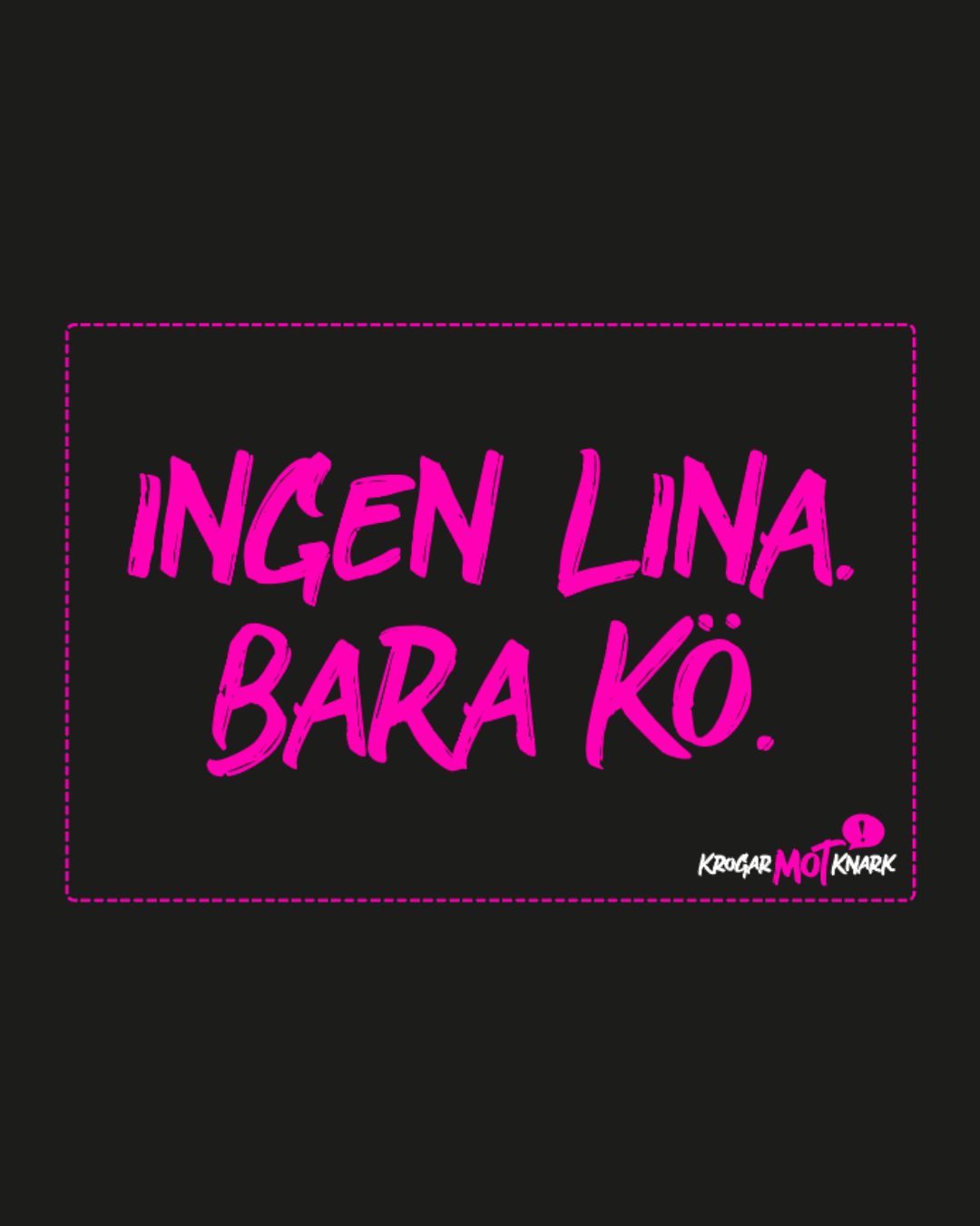 Ingen lina. Bara kö.